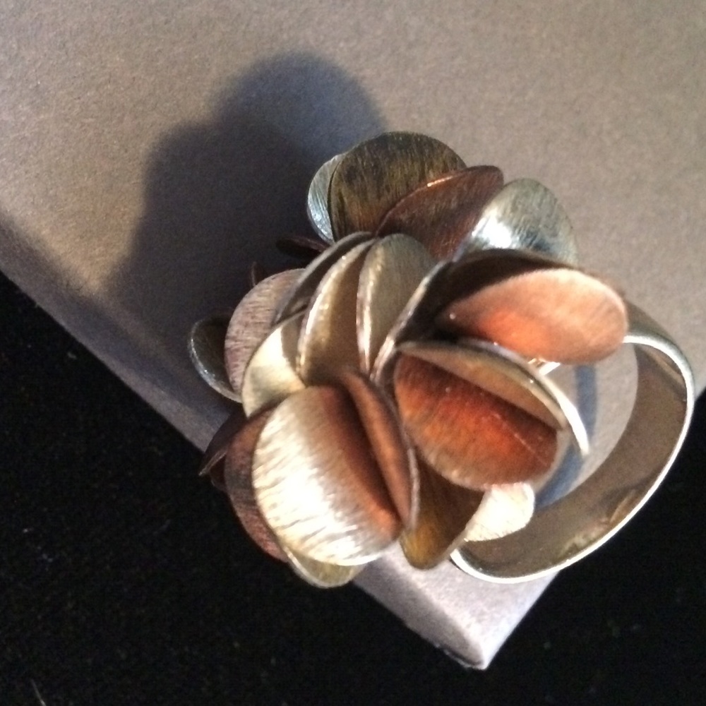 Silpada Sterling Silver, Brass &Copper Ring